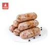 Salsicha Grelhada de Rocha Vulcânica Fengfan 500g Sabor Original Salsicha BBQ Salsicha de Carne Sabor Autêntico de Cachorro-Quente Taiwanês Pimenta Preta Atacado