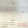 Estrutura para Abajur DIY Tecelagem com Corda Artesanal Abajur Suporte de Lâmpada Luminária de Mesa Redonda Quadrada Ferragens Acessórios de Estrutura de Ferro