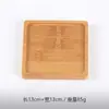 Posavasos de Bandeja de Bambú, Base DIY de Bandeja Transfronteriza, Tapetes para Macetas de Suculentas, Personalizable en Pequeñas Cantidades, Posavasos de Bambú Vintage