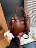 Bolsa Pequena Vintage Maillard de Alta Qualidade para Mulheres, Nova Bolsa Transversal Versátil Outono/Inverno 2026, Bolsa de Mão Estilo Balde