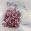 Diamante de Cristal con Forma Especial Plana Rosa Cerezo Paquete de 1440 Mini Tamaño Grande Pequeño Ojo de Caballo Amor Joyería Diamante para Uñas