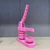 Máquina de Fazer Bottons Manual Rotativa Máquina de Bottons diy Máquina de Prensagem para Cartões de Bottons de Medalhas Criativas