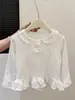 Nuevo Atuendo Elegante de Primavera para Niñas, Camisa Base Estampada Completa Floral, Ropa Versátil para Bebés Niñas, Top de Manga Larga para Niños, Ropa Infantil