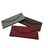 Estuche Triangular Plegable Portátil de Grano de Madera para Lentes Plegable Anti-Presión Retro para Lentes de Prescripción Gafas de Sol Estuche para Lentes Hecho a Mano