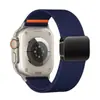 Fábrica Adequado para Pulseira de Relógio Apple S10 Watch Ultra Esportes Iwatch9876 Elástica de Nylon com Fivela Magnética