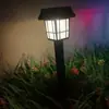 Luzes de jardim solares transfronteiriças luzes solares externas à prova d'água luzes de inserção no solo iluminação de jardim e pátio luzes de gramado atacado