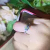 A NOSOTROS. Anillo de Diamante Moissanita D Color VVS1 Claridad 1-3 Quilates Cinta Diamante Anillo de Moissanita al por mayor una generación de cabello