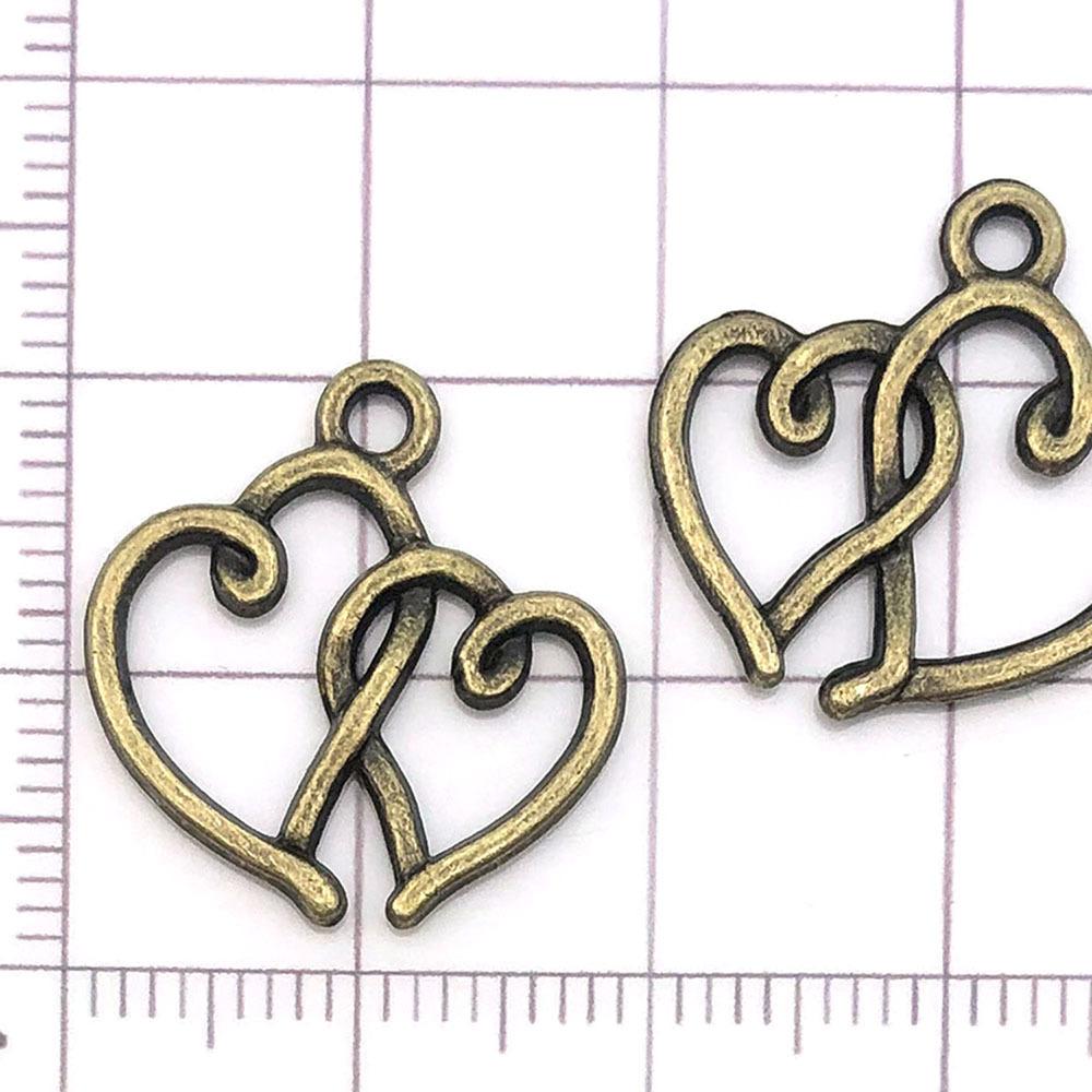 19938-M-古青锌合金双桃爱心形19x19mm-0.jp