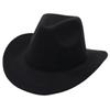Chapéu de cowboy ocidental transfronteiriço para apresentações de palco, proteção solar para uso externo, estilo étnico, estilo panamenho, francês e retrô.