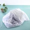 Bolsa de lavandería blanca con cordón de patrón triangular engrosada grande anti-deformación bolsa de malla para lavar y proteger bolsa para ropa fábrica mayoreo
