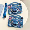 Funda Protectora para iPad mini 7 Mini123456 Caricatura 7.9" Funda para Tableta 8.3" Silicona Portátil Stitch
