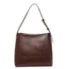 Bolsa Tote de Grande Capacidade, Estilo Retrô Europeu e Americano, Bolsa de Ombro Versátil com Padrão de Pedra, Nova Bolsa de Viagem Popular para o Dia a Dia Mãe-Filha