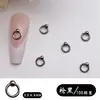 Novos Acessórios de Unha Cruz X Estilo Punk Escuro Liga Retro Forma de Cruz X Decorações de Unha Círculo