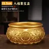 Cornucópia de latão puro, lingote de areia de latão, coleta de ouro, balde Caifu, decoração de mesa para casa, escritório, fabricantes de ornamentos