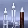 Botella Recargable de 60ml con Tapa Puntiaguda, Botella de Aceite Esencial de 100ml, Tubo Suave Tipo Exprimidor, Loción, Agua de Maquillaje, Botella Vacía Portátil