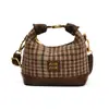 Diseño de Nicho Bolso de Dumpling de Moda para Mujer Otoño 2025 Nuevo Estilo Estampado de Leopardo Lujo Accesible Color de Contraste Bolso de Hombro Único Cruzado
