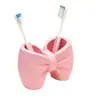 Bestseller transfronterizo lavabo de impresión 3D estante de almacenamiento para cepillo de dientes y pasta de dientes con base y soporte en forma de lazo