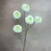 Buquê artificial de rosa bolha com múltiplas cabeças, materiais florais para casamento, flores artificiais, arranjos florais decorativos, decoração de casa, atacado de comércio exterior