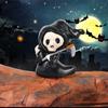Nuevos adornos tridimensionales de Halloween, casa de mago fantasma, calabaza, bricolaje, simulación de monstruo verde, accesorios de Halloween