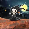 Nuevos Adornos Pequeños de Resina de Fantasma Verde Bruja Mago Casa en el Árbol para Halloween Micro Paisaje Accesorios del Festival de la Resurrección Decoración del Hogar