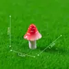 Micro-paisaje de musgo, hongo de jungla simulado, lindas decoraciones pequeñas, adornos DIY para paisajismo de jardinería, accesorios colgantes, figuritas en miniatura