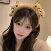 Novas tiaras infantis estilo coreano 2026, tiaras de desenho animado versáteis, acessórios de cabelo fofos e doces, tiaras de pelúcia para meninas