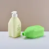 Botella de Champú para Niños Estilo Primavera Personalizada de 500 ml, Botella de Gel de Ducha de Gama Alta para Mamás y Bebés, Botella de Champú de Material de Felpa Pe