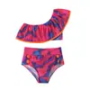 2024 Comercio Exterior Ropa Infantil Verano Nuevo Estilo Conjunto de Traje de Baño para Niñas Una Pieza Dropshipping
