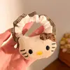 Laço de Cabelo de Pelúcia Ursinho Desenho Animado Fofo para Meninas, Corda Doce para Rabo de Cavalo, Elástico de Boneca Acessórios de Cabelo Atacado