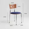 Silla de Comedor Nórdica Vintage de Madera Maciza para el Hogar Berg, Mesa y Sillas de Comedor de Diseñador Minimalistas Modernas de Moda, Estilo Retro Francés
