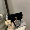 Estilo Coreano Moderno Retrô Design de Nicho Textura Nova Moda Outono 2025 Versátil Elegante Bolsa de Ombro Único Transversal