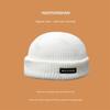 Sombrero de Punto tipo Domo Coreano Melon para Hombre Estilo Callejero Trendy Pícaro Yuppie Hogareño Sombrero de Otoño e Invierno Cálido de Lana Sombrero para el Frío para Mujer