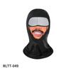 Protección Facial para Otoño e Invierno Máscara de Motocicleta a Prueba de Viento Antideslizante Cara Divertida Gorro Cálido Forrado de Felpa Casco de Ciclismo