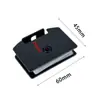 Rodillos y Clips para Puerta Corredera de Ducha, Clips Cuadrados Colgantes para Puerta Corredera de Cristal de Baño, Clips de Repuesto para Rueda de Puerta Corredera de Inodoro