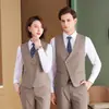 Conjunto de Terno Unissex para Outono e Inverno, Traje Profissional para Entrevista, Roupa Formal de Trabalho de Alta Qualidade, Terno Elegante
