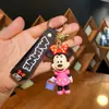 Llavero Colgante de Dibujos Animados Mickey Minnie Lindo Colgante de Llavero para Pareja Mochila Coche Adorno de Colgante Regalo