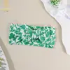 Accesorios para el Cabello de Bebé Europeos y Americanos, Diadema con Estampado Digital Infantil para Proteger la Fontanela, Diadema Ancha de Nylon Elástico para Bebé