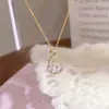 Collar de Oro con un Toque de Lujo Ligero y Exclusivo, un Regalo de Alta Gama para tu Novia, Exquisito y Elegante, Versátil para el Uso Diario, Cadena para la Clavícula