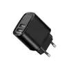 Cargador Certificado Cb para Pequeños Electrodomésticos Inteligentes Adaptador de Carga USB de Doble Puerto de Puerto Único 5V2.1A Estándar Coreano Estándar Europeo