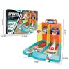Mesa de Futbolín Educativa de Escritorio para Niños Máquina de Disparo Doble Deportiva Bolos Deportivos Juguetes Educativos Interactivos para Padres e Hijos