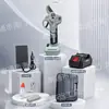 Tesoura de Poda Elétrica Sem Fio com Design Aberto, Motor sem Escovas, Display de Potência, Estatísticas Inteligentes, Tesoura para Colheita de Frutas em Jardins
