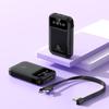 Power Bank Venta al por Mayor Mini Power Bank Compartido con Cable Incorporado 20000Mah Gran Capacidad Fuente de Alimentación Móvil Exclusivamente para Ventas Transfronterizas