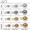 Cuentas ajustables de posicionamiento chapadas en oro y plata XD, accesorios de anillo de silicona de plata S925, collares y pulseras telescópicos para bricolaje, venta al por mayor