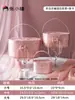 Nova Caixa de Presente Portátil Estilo Chinês de Ano Novo com Design Elegante, Caixa de Presente Estilo Balde de Abraço para Casamento