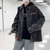 Chaqueta de Mezclilla para Hombre Tallas Grandes, Chaqueta Oversize para Hombre, Ropa Holgada de Moda para Hombre Tallas Grandes para Estudiantes