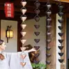 Cadena de Drenaje de Agua Estilo Chino para Patio Morado, Cadena de Lluvia, Cadena de Drenaje, Cadena de Canalón, Cadena de Agua de Lluvia, Villa, Casa de Huéspedes, Cadena de Lluvia para Aleros