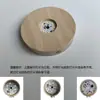 Placa Diffusora Recarregável Tipo-C Yonii Base Luminosa de Madeira Maciça Luz Noturna Artesanato DIY Presente Bola de Cristal