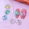 Brilhante K9 Base Aberta Ovo de Pombo Empilhado Joias de Diamante para Nail Art Joias de Luxo Acessível Loja Boutique Acabamento Manual Decoração de Unhas com Diamantes Empilhados