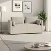 Sofá de Couro Lavável com Arranhador de Gato Estilo Nórdico de Luxo Leve, Modelo Popular para Lojas de Roupas, Sofá de Três ou Quatro Lugares para Apartamentos Pequenos e Apartamentos de Aluguel