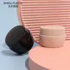 Materiales de Empaque Personalizados 15g Material PP Color Caqui Negro Botella Redonda para Mascarilla Frasco de Boca Ancha para Crema Botella Vacía para Crema Facial